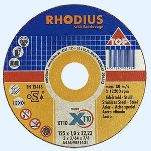 Rhodius skæreskive 125X2,0  FT38