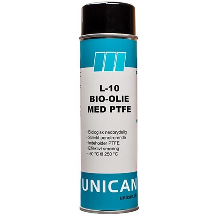 UNICAN L-10 Bio-olie spray 500 ml med PTFE