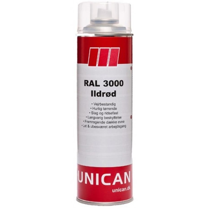 Unican RAL 3000 spray 500 ml
